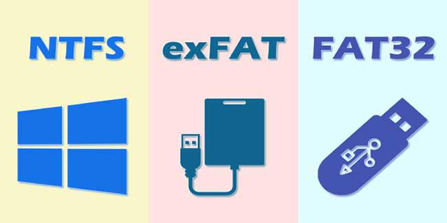 Pendrive NTFS o FAT32 o exFAT- usos recomendables para USB