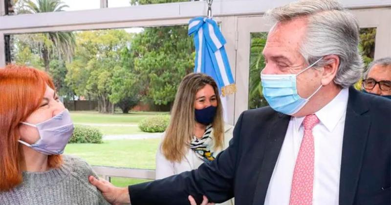 Batakis estaacute reunida con Fernaacutendez en la Quinta de Olivos