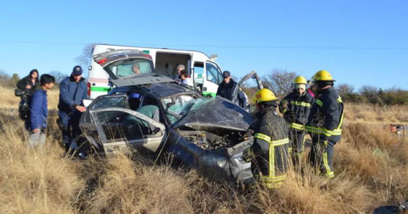 Vuelco con una mujer herida entre La Pampa y San Luis 