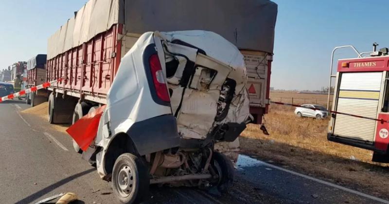 Un colectivo con turistas pampeanos involucrado en choque fatal