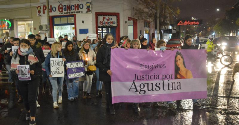 Pedido de Justicia en Santa Rosa por el crimen de Agustina 