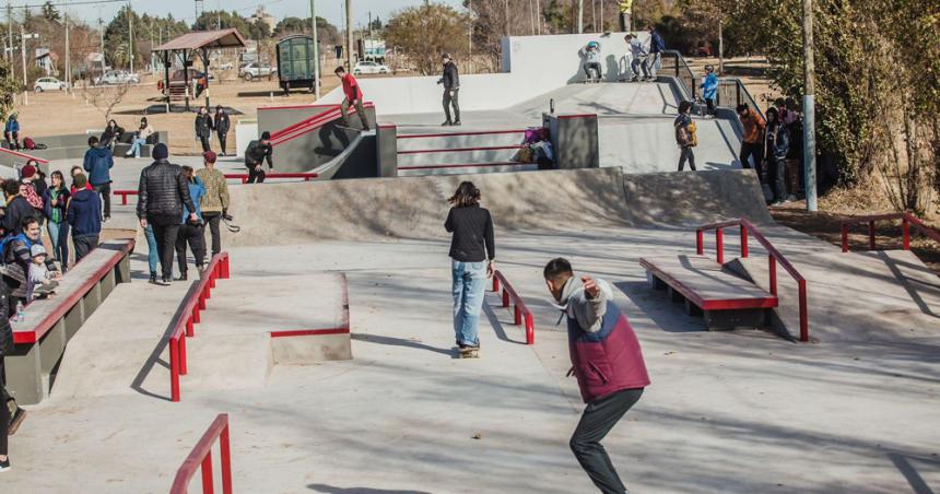 Inauguraron el Skate Park de General Pico
