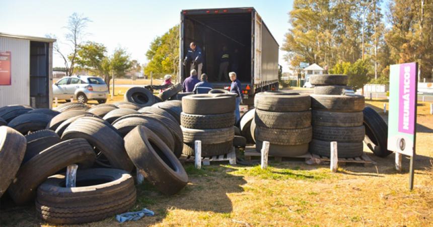 El municipio de Pico envioacute 12 toneladas de neumaacuteticos para reciclar