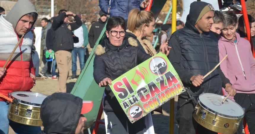 Se movilizaron cazadores a Casa de Gobierno