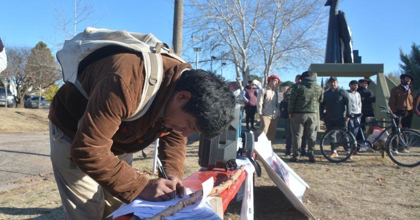 Se movilizaron cazadores a Casa de Gobierno