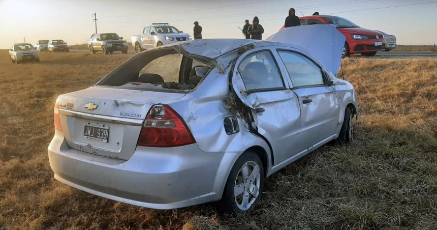 Volviacutea del boliche y volcoacute en la Ruta 188