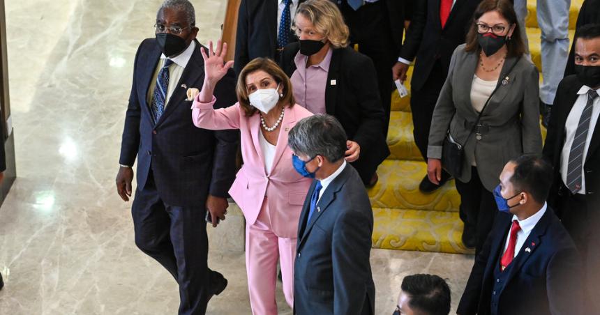 Tensioacuten entre China y Estados Unidos por el viaje de Pelosi a Taiwaacuten