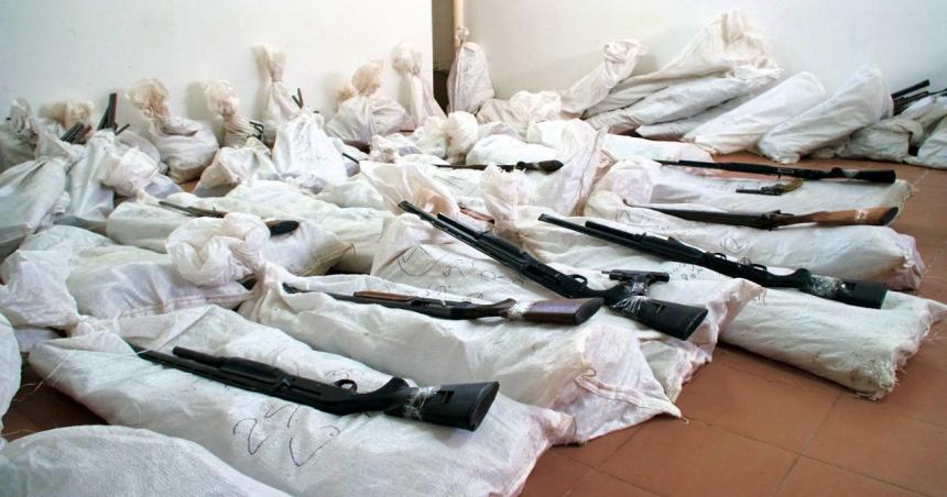 Trasladaron armas y municiones entregadas voluntariamente en La Pampa