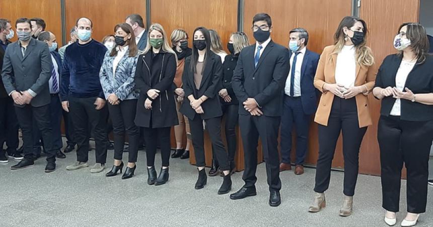 Ministros del STJ tomaron juramentos  en los Tribunales de Pico