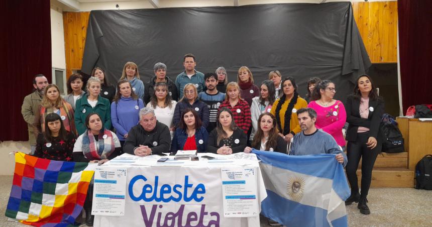 Presentaron la lista Celeste y Violeta para la Seccional Santa Rosa de UTELPa