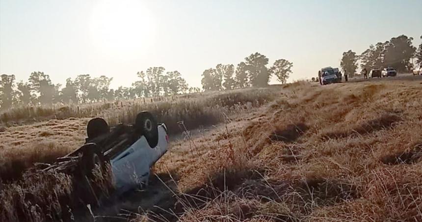 Un muerto en un choque frontal en la Ruta 188