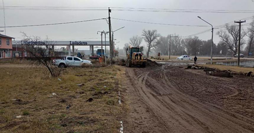 Comenzoacute la obra de la Travesiacutea Urbana en General Acha