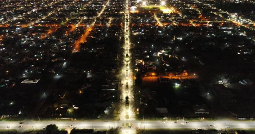 Presentaron la iluminacioacuten LED en el corredor de calle 115 de Pico