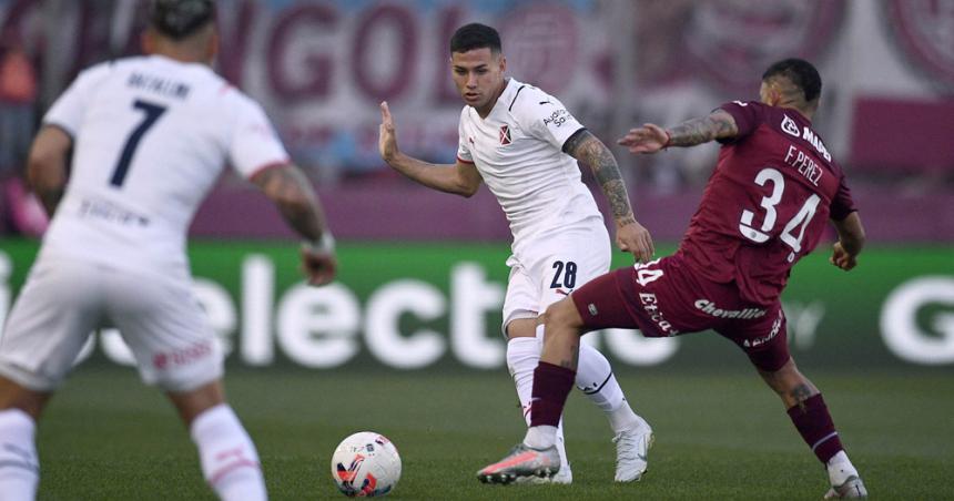 Independiente rescatoacute un punto ante Lanuacutes