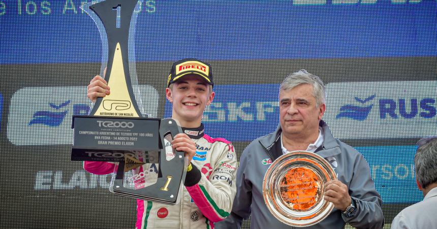 Montenegro y su primer festejo en el TC2000
