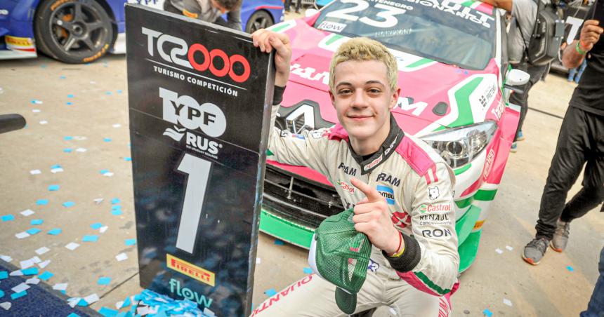Montenegro y su primer festejo en el TC2000