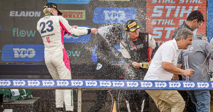 Montenegro y su primer festejo en el TC2000