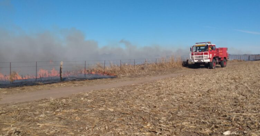 Bomberos de Parera combatieron tres incendios el fin de semana