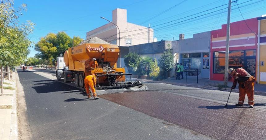 Finalizoacute la pavimentacioacuten de 45 cuadras en General Acha