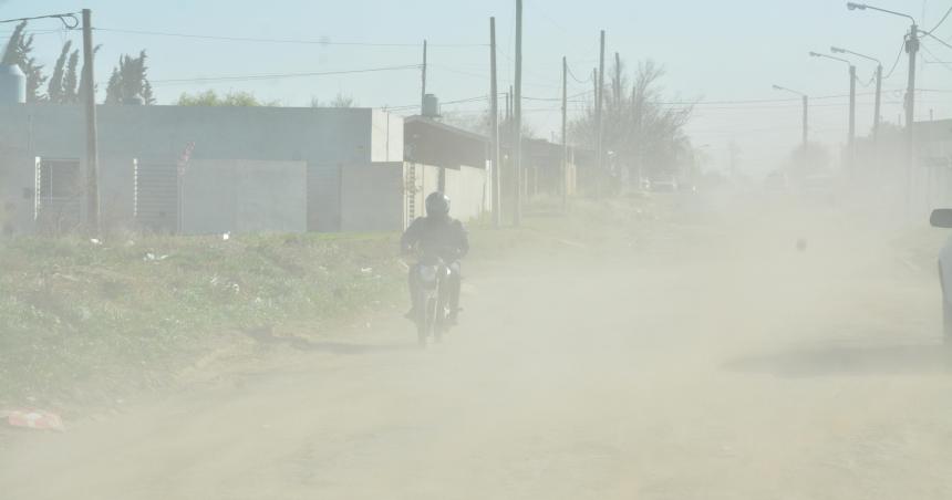 Video y postales de una jornada insoportable con raacutefagas de 70 kmh