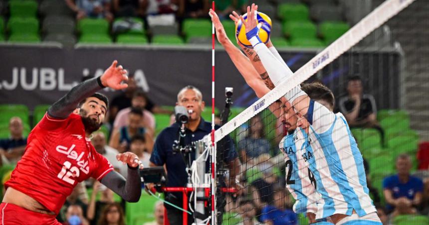 Argentina cayoacute con Iraacuten en su debut en el Mundial de Voley