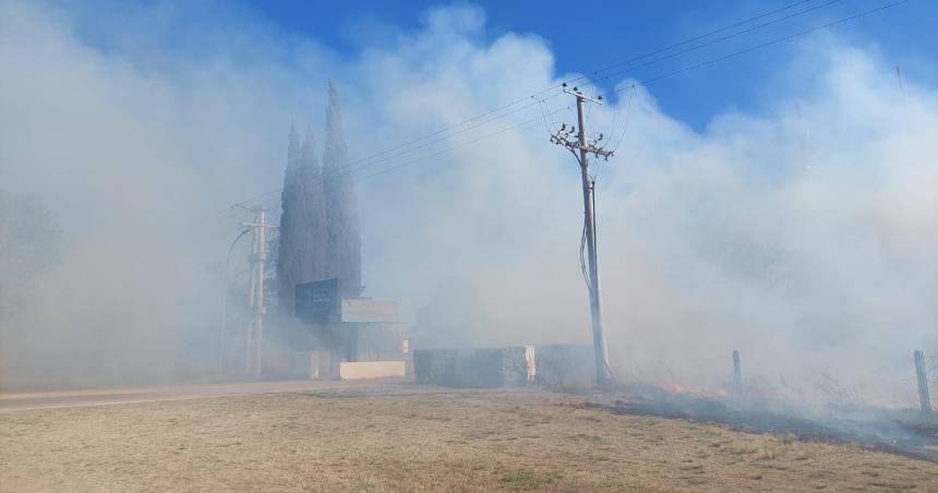Incendio en el predio de Canal 3