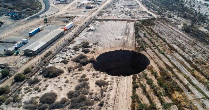 La zona alrededor del gran agujero en Chile podriacutea colapsar