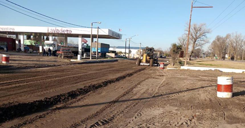 Avanza la obra de la Travesiacutea Urbana en General Acha 