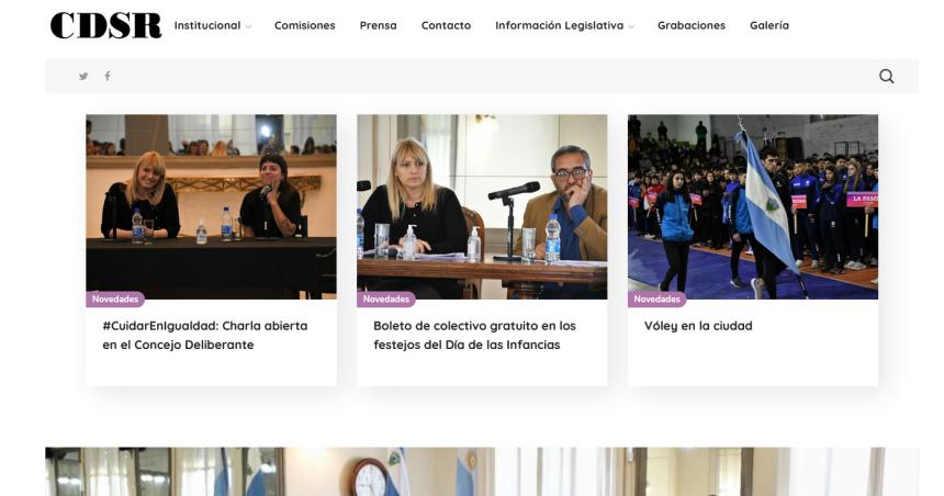 Nueva paacutegina web del Concejo