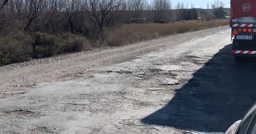 Advierten que Vialidad Nacional paralizoacute obras de bacheo en La Pampa