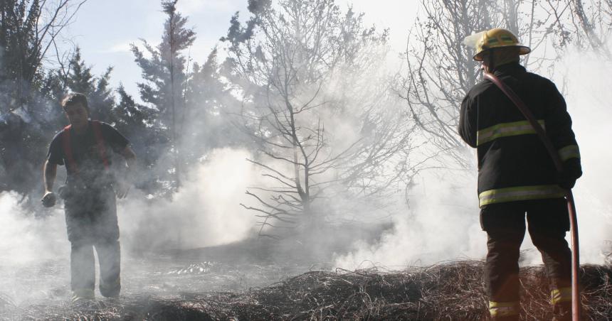 Incendios forestales- Bomberos de Pico realizaron cuatro salidas diarias durante agosto