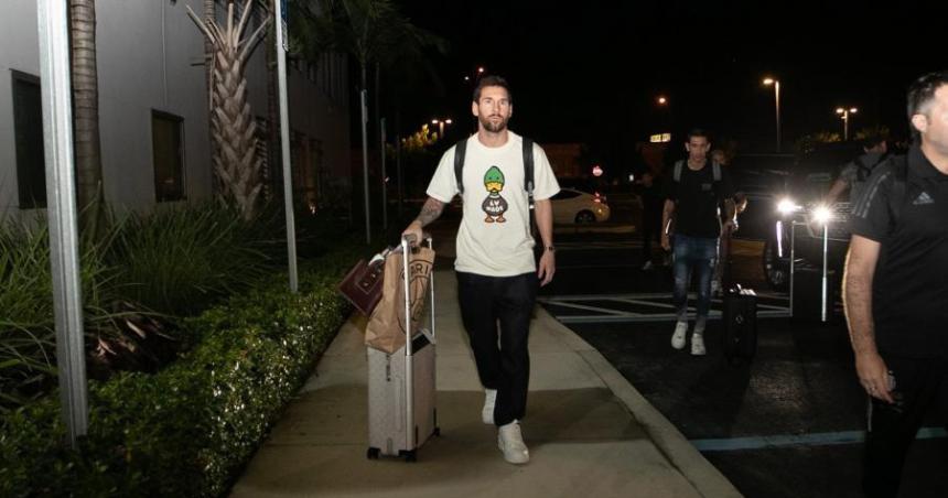 Messi llegoacute a Miami para afrontar los uacuteltimos amistosos previos a Qatar