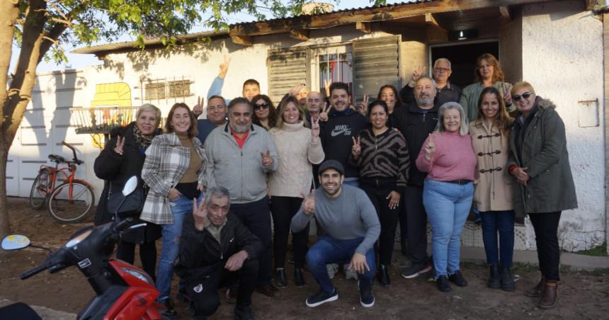 Reunioacuten de militantes y concejales en Villa Parque