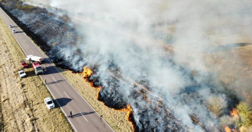 Los incendios en Luiggi afectaron 4000 hectaacutereas y los productores piden ayuda