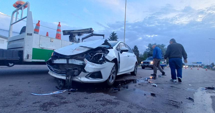 Otro choque en el Km 606 de la Ruta 5