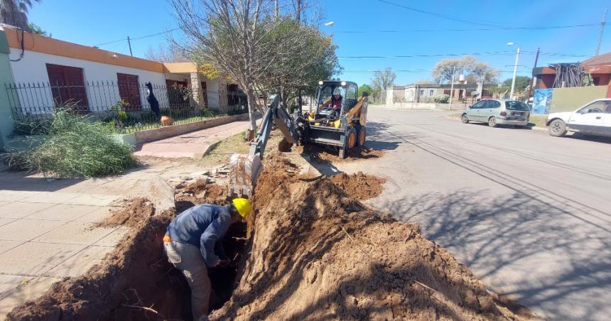 Avanza la obra de agua potable en Toay- invierten 200 millones