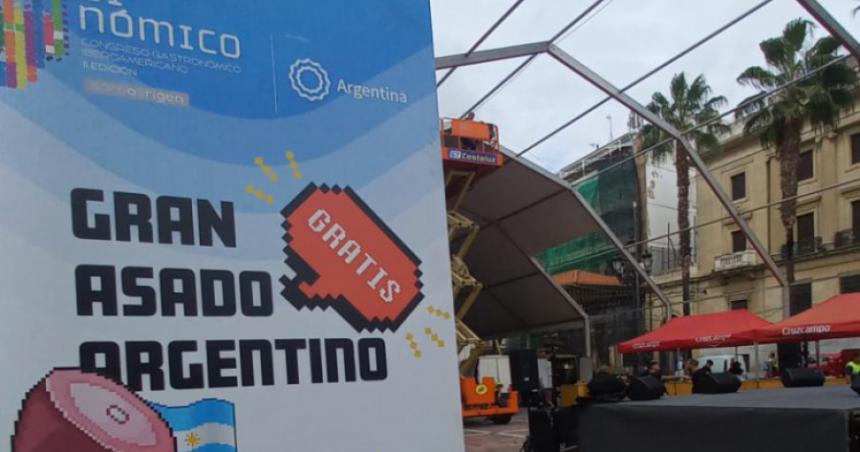 El asado pampeano se muestra en Espantildea
