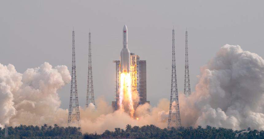China lanzoacute con eacutexito la parte final de su estacioacuten espacial