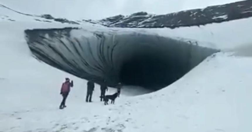 Video- turista murioacute aplastado por un trozo de hielo en Ushuaia