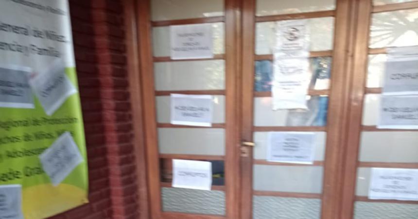 Caso S- escrache en la Delegacioacuten de Nintildeez en General Pico 