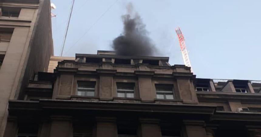 Incendio en el Ministerio de Economiacutea