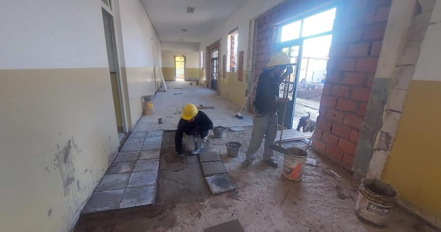 Avanza la obra de ampliacioacuten y refaccioacuten del JIN 1 de General Pico