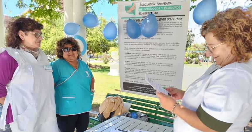 Jornada sobre Diabetes en la plaza San Martin