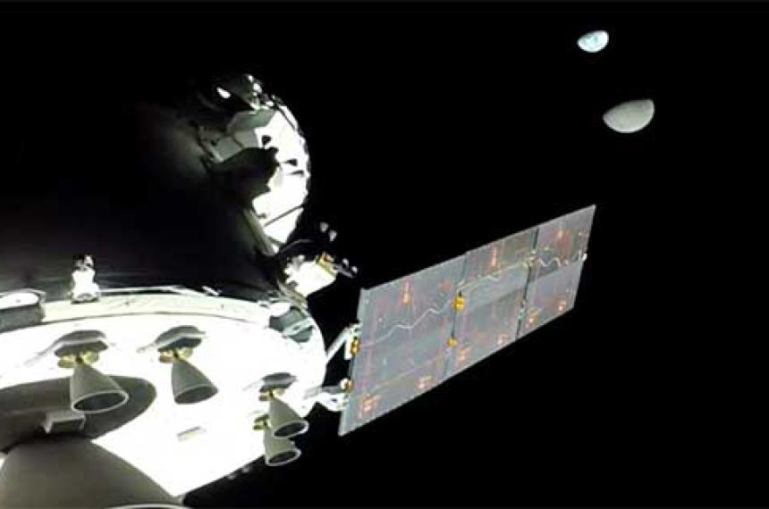 La nave espacial Orioacuten alcanzoacute la distancia maacutexima con respecto a la Tierra