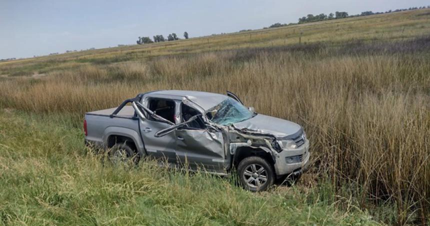 Dos pampeanos heridos por un choque en la ruta nacional 5