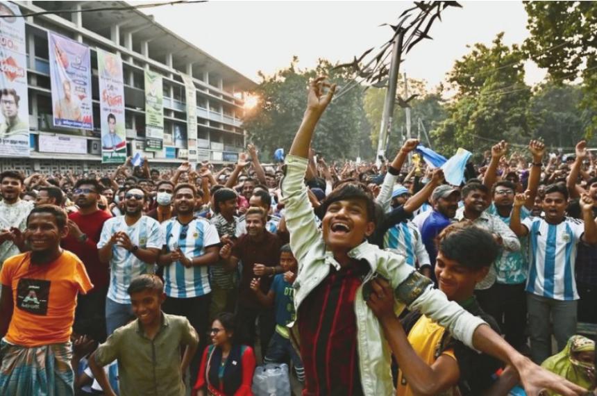 Locura en Bangladesh- asiacute se festejoacute el pase a cuartos de final de la Seleccioacuten