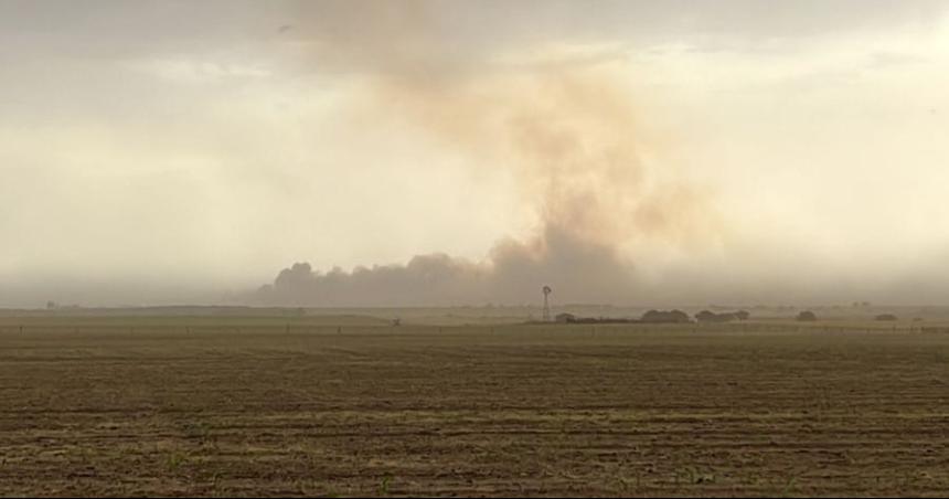 Cinco focos de incendios en el suroeste pampeano