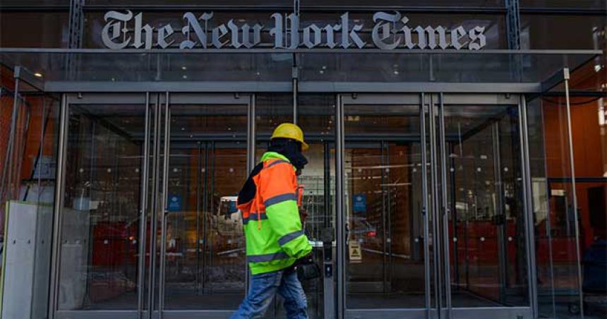 Trabajadores del diario The New York Times de paro por reclamos salariales