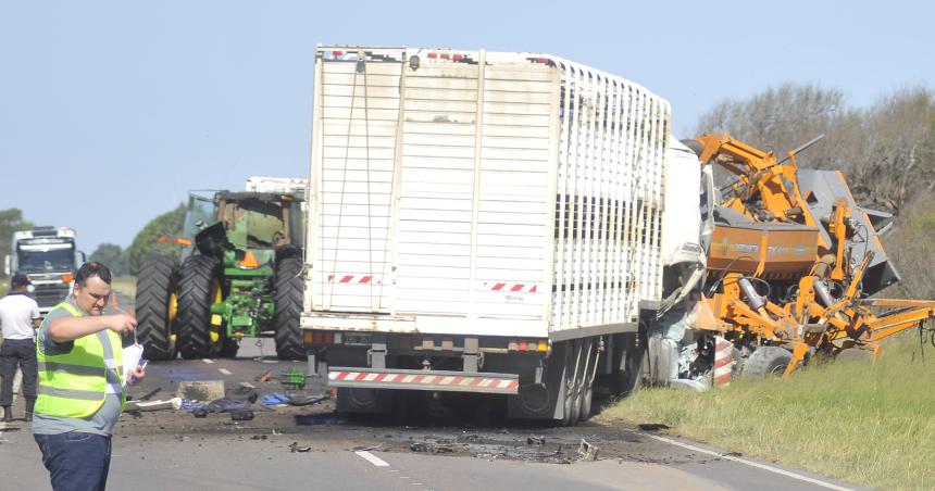 Un muerto en un choque sobre la ruta provincial 4