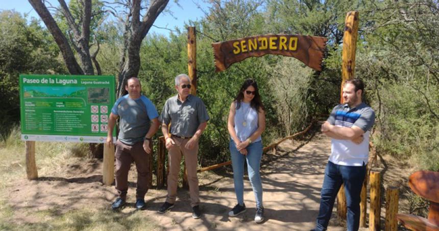 Presentaron el circuito El Sendero en la Reserva Provincial Laguna Guatracheacute
